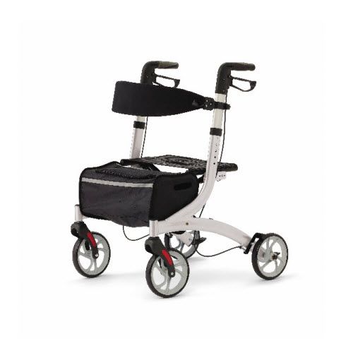 Simplicity 2 Rollator shown with Silver Frame