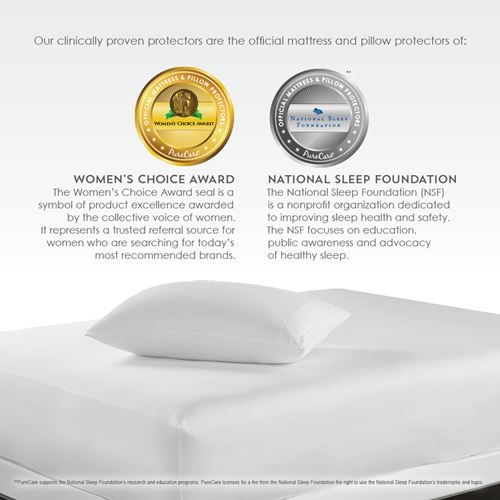 This Pillow Protectors is the official choice of the National Sleep Foundation and Women's Choice Award. 