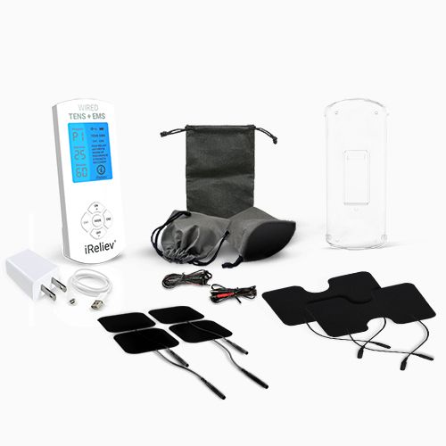 Mini Wireless EMS TENS Pain Relief device Neck massager simulator phys