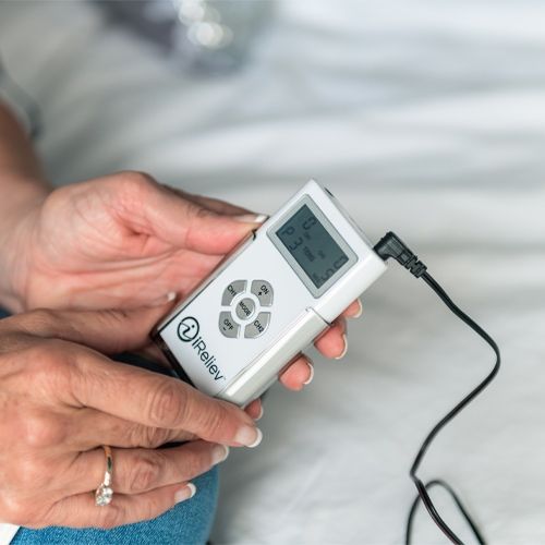 TENS Unit and EMS Combination Muscle Stimulator by Quad Stim Plus - 4  Channels for Pain Management - OTC Combo Device : : Health &  Personal Care