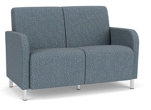 Brushed Steel Legs with Serene Upholstery