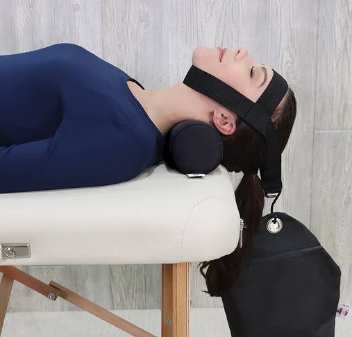 Cervical Traction System with Neck Roll For Tension
