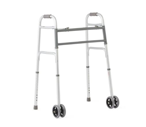 Bariatric Folding Walker With 650 lbs. Weight Capacity by Medline