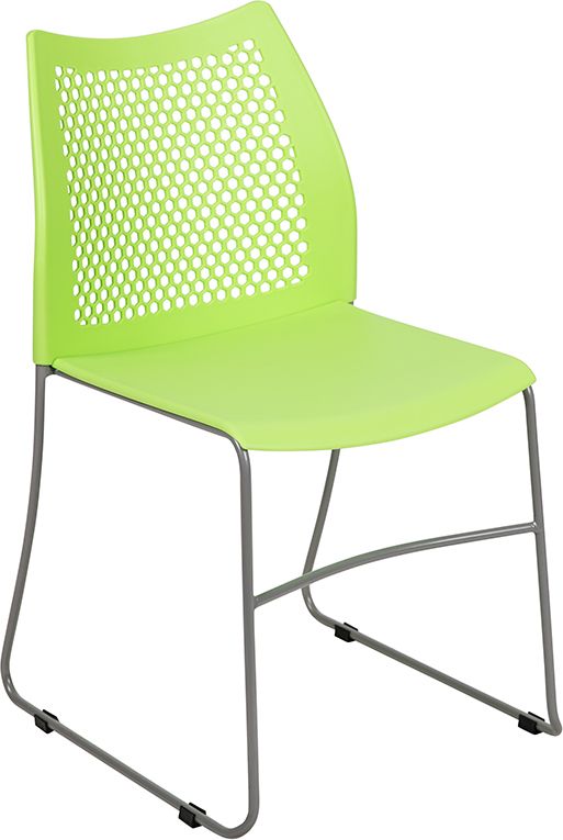 A green seat is shown above
