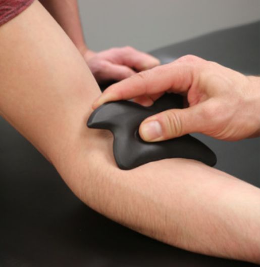 Forearm application of the F2 tool 
