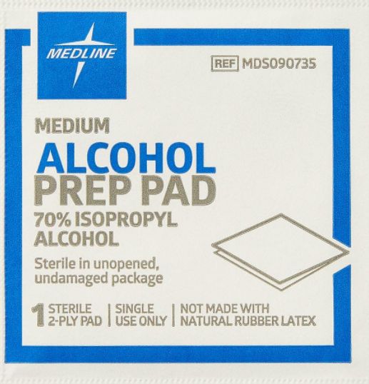 Individual alcohol pad