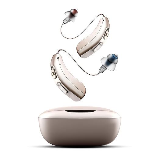 OTC Hearing Aids with Noise Cancellation, 50 dB Gain, 20 hr. Battery - LINNER Mercury