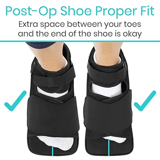 Vive Health Heel Wedge PostOp Shoe FREE Shipping