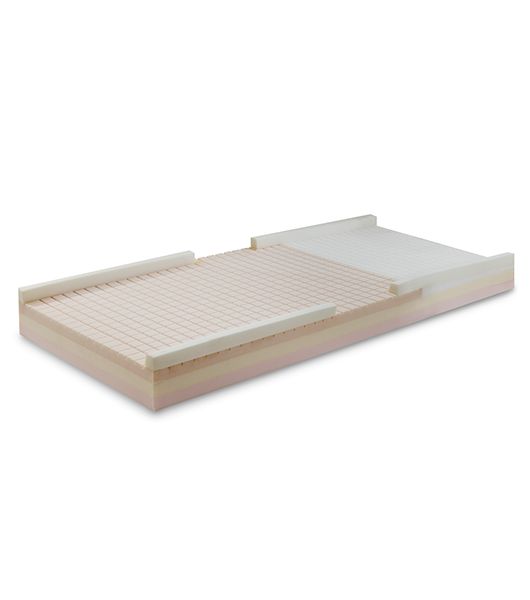 80 x 36 x 6 inch Proex Pressure Relief Visco Elastic Memory Foam Mattress with 2-inch Raised Perimeter (MCR-PX8036-RP) (All mattresses come with a Hospital Grade Cover, images are shown with cover removed)