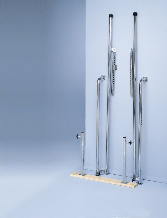 Bailey Wall Mounted Folding Parallel Bars Folded