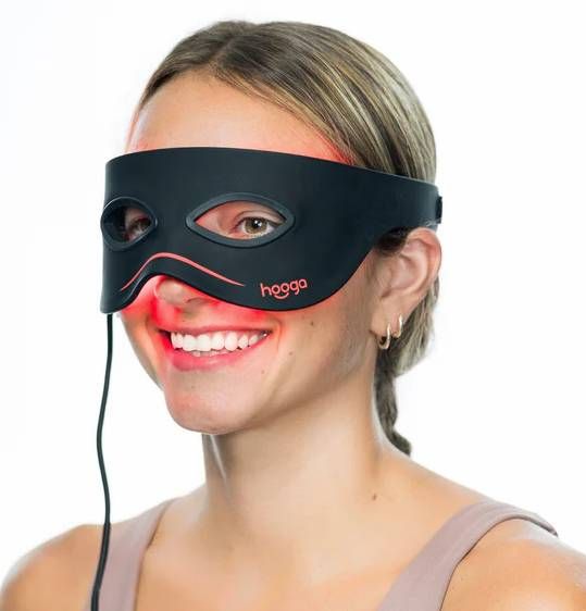 Red Light Therapy Eye Mask with Rechargeable Battery by Hooga Health