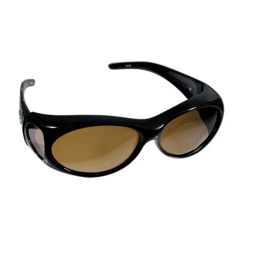 Aviator Black-Amber Sunglasses