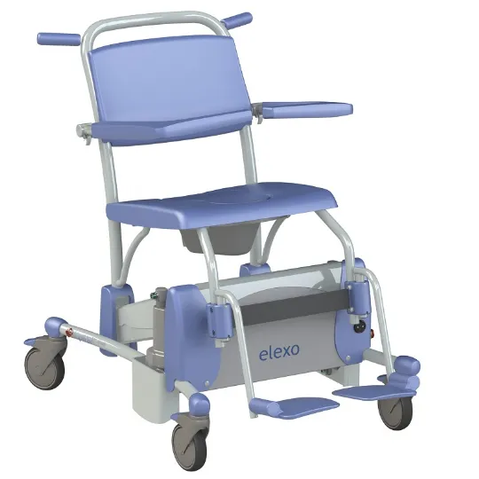 Elexo Shower Commode Chair by Lopital FREE Shipping