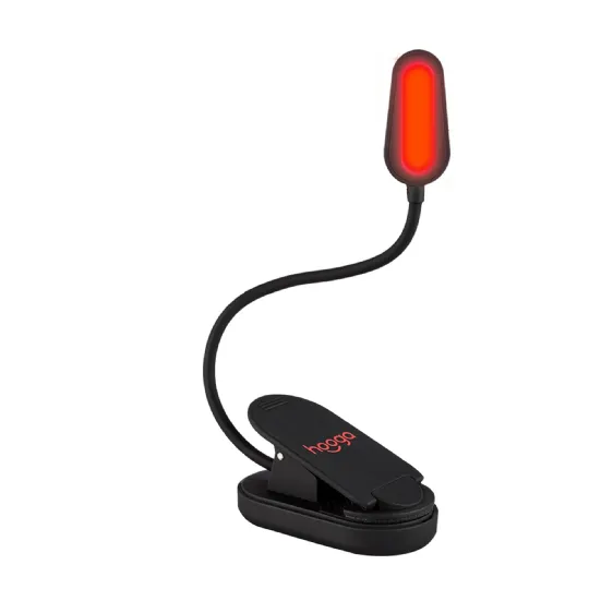 Red Light Clip-On Book Light