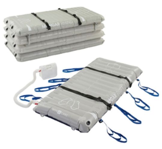 Mangar Supine Transfer System with Airflo Duo and Bag for Patient Transfer Up To 1100 lbs Made of Durable Lightweight Anti-Rip Material