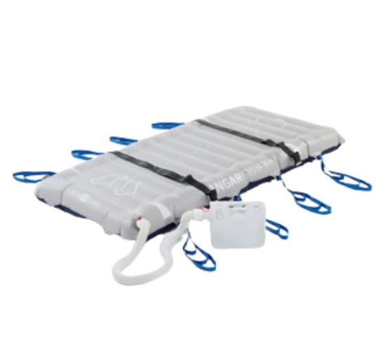 Mangar Swift Battery-Powered Patient Supine Transfer Cushion with Airflo Duo and Bag Made of Anti-Rip Material - 1100 lbs. Weight Capacity