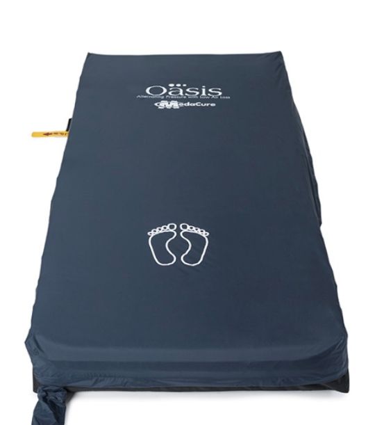 Oasis Alternating Pressure with Low Air Loss Mattress With Adjustable Pressure Levels and Quick Deflate Function by Medacure