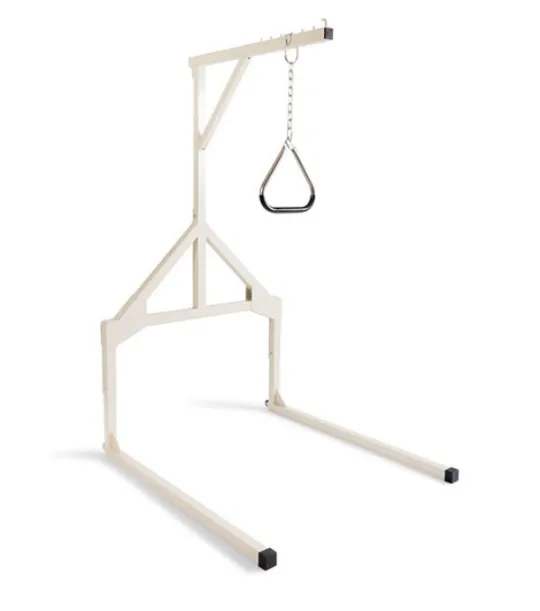 Floor Standing Bariatric Trapeze for Patient Transfer In and Out of Bed