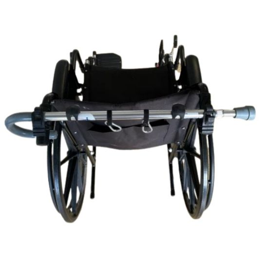 Cane Pushbar Kit by Wheelchair Safety Solutions (wheelchair not included)