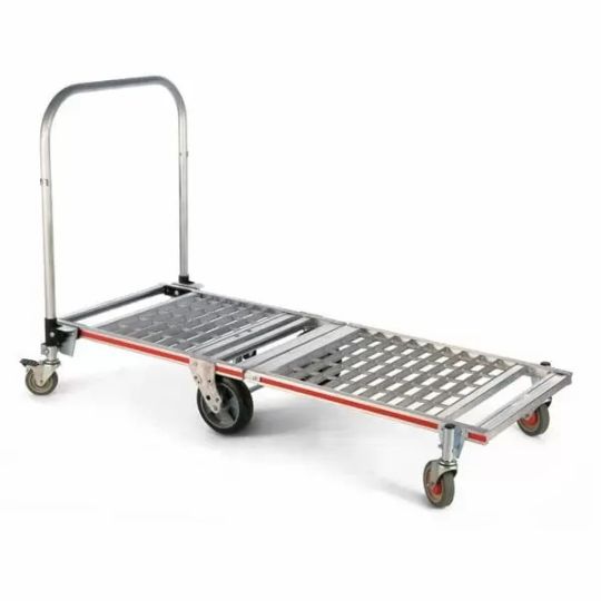 Magliner 6-Wheel Foldable Merchandising Platform Truck with Extension