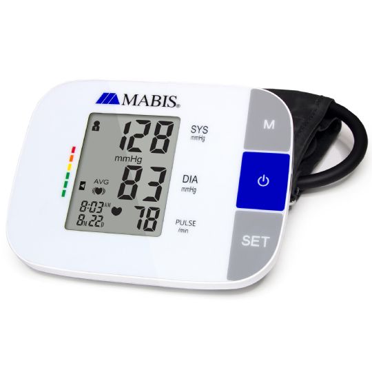 Mabis Digital Talking Blood Pressure Monitor with Irregular Heartbeat Detection and Large Memory