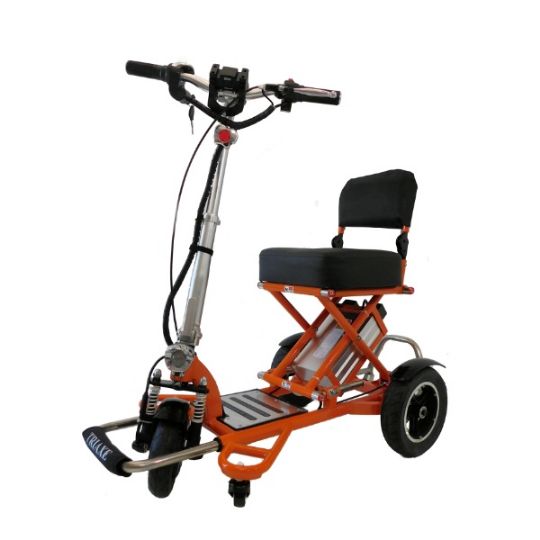 Triaxe SPORT Power Scooter by Enhance Mobility - Orange Color Option