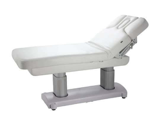 Motorized Massage Bed White with 4 Adjustable Motors - 2249 by Silver Fox