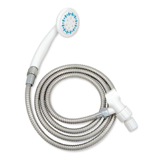 Handheld Shower Spray with Long Tangle-Free Hose and 3 Spray Settings - AquaSense 