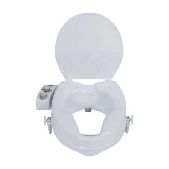 Raised Toilet Seat with Bidet Adjustable Water Temperature - PreserveTech