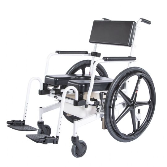 ActiveAid 1100 Height-Adjustable Shower Commode Chair | Model 1100