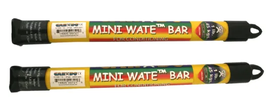 CanDo Mini WaTE Bar, Yellow, 1.5 lbs., Pair