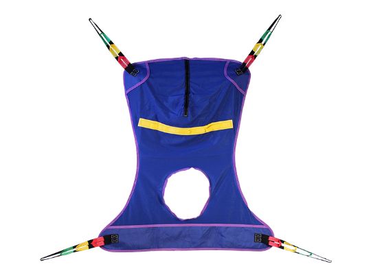 Polyester Full Body Sling with Commode, Mesh