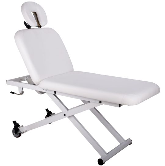 Adjustable Massage Bed with Motorized Lift and Lockable Wheels - 2210A by Silverfox