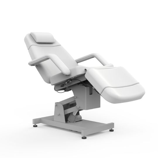 Electric Esthetician Chair with Adjustable Height and Backrest - 2219B by Silver Fox