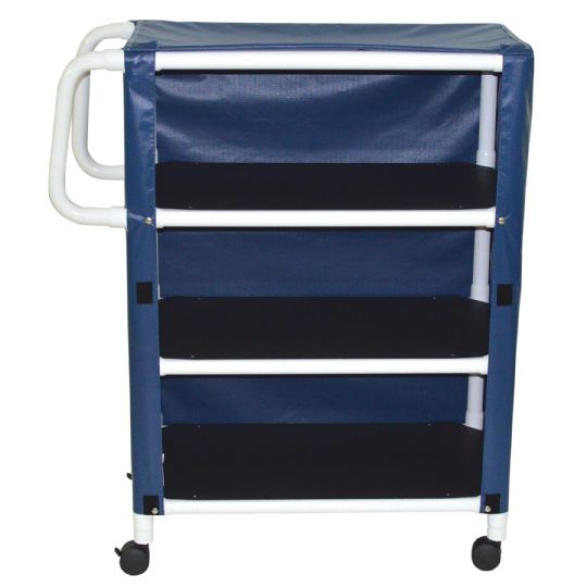 Three Shelf Utility Linen Cart
