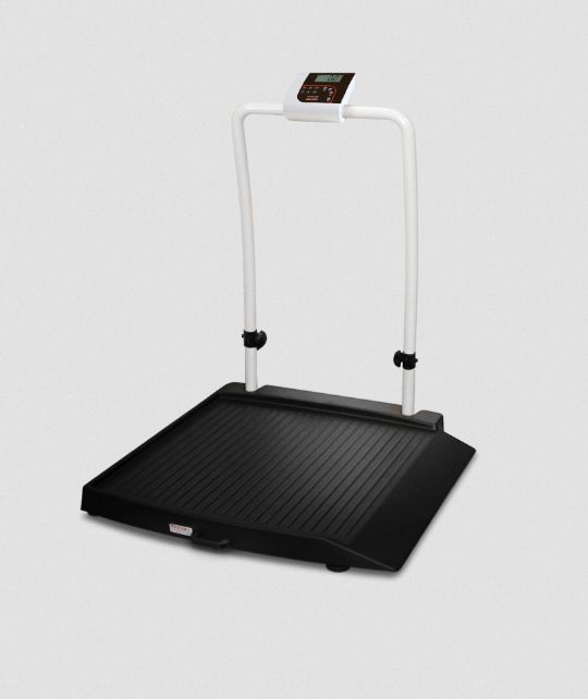 Single Ramp Roll-On Wheelchair Scale by Rice Lake Weighing Systems