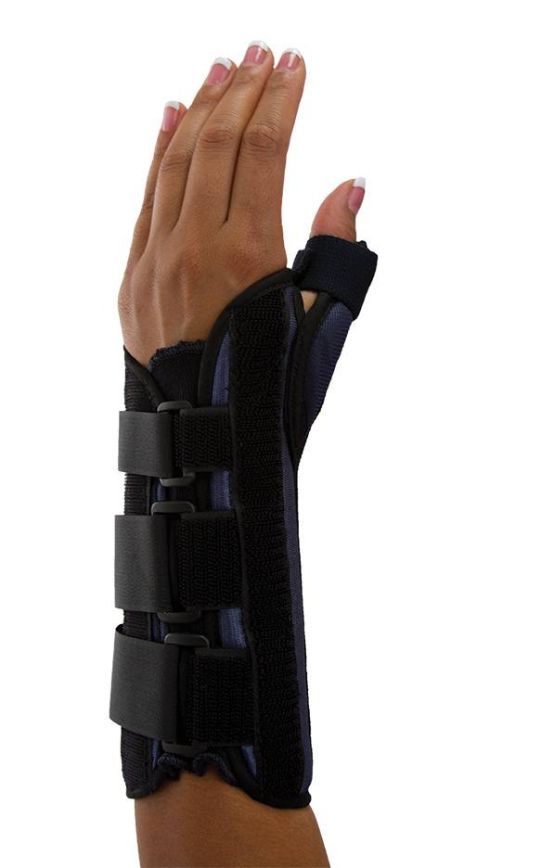 Premier Wrist Brace with Thumb Spica - Length of 8 in.
