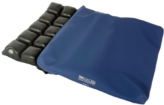 Inflatable Wheelchair Cushion with Air Pump and 500 lbs. Capacity