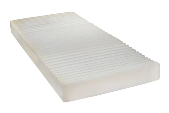 5 Zone Foam Pressure Reduction Mattress With Fluid Resistance and Non-Skid Bottom