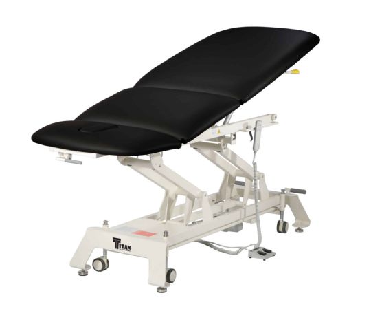 Titan 3-Section Electric Hi-Lo Treatment Table With Foot and Hand Controls