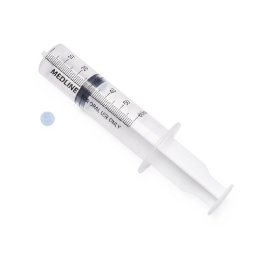 60 mL Syringe for Oral Medication Administration by Medline