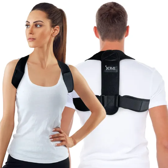 Back and Shoulder Support for Posture Correction with Lightweight and Breathable Design