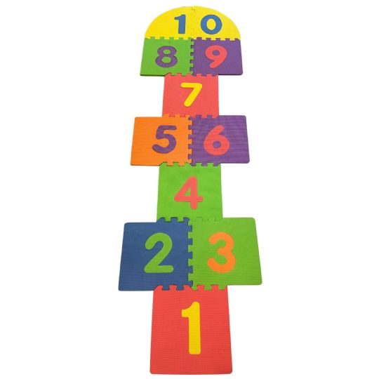 Play Mat Alphabet, Numbers, and Hopscotch with Interlocking Tiles