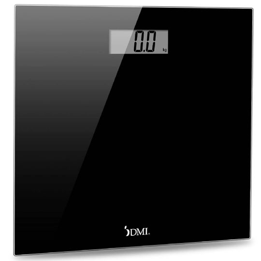 Talking Digital Bathroom Scale with Large LCD and Tempered Glass Platform, 440 lbs. Capacity