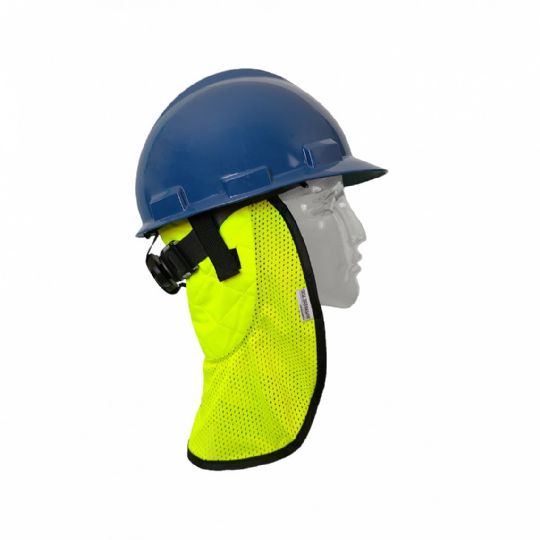 Pictured in high-visibility lime