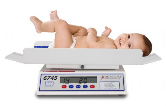 Digital Pediatric Tray Scale with Extra-Wide Tray
