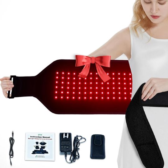 UTK Red Light Therapy Belt, 4-in-1 Infrared Device for Discomfort Relief, Muscle, and Immune Support