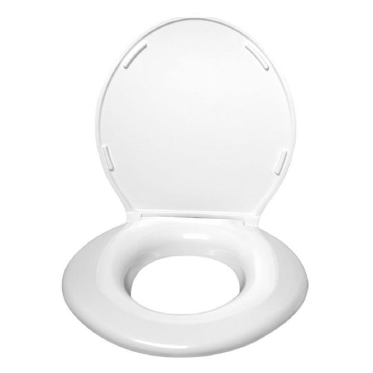 White Big John Toilet Seat