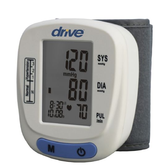 Drive Adult Wrist Home Automatic Digital Blood Pressure Monitor