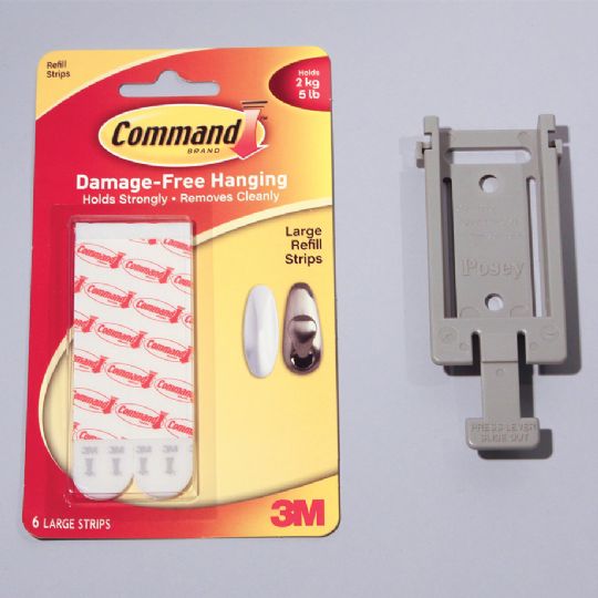 Posey Command Strip Alarm Mounting System